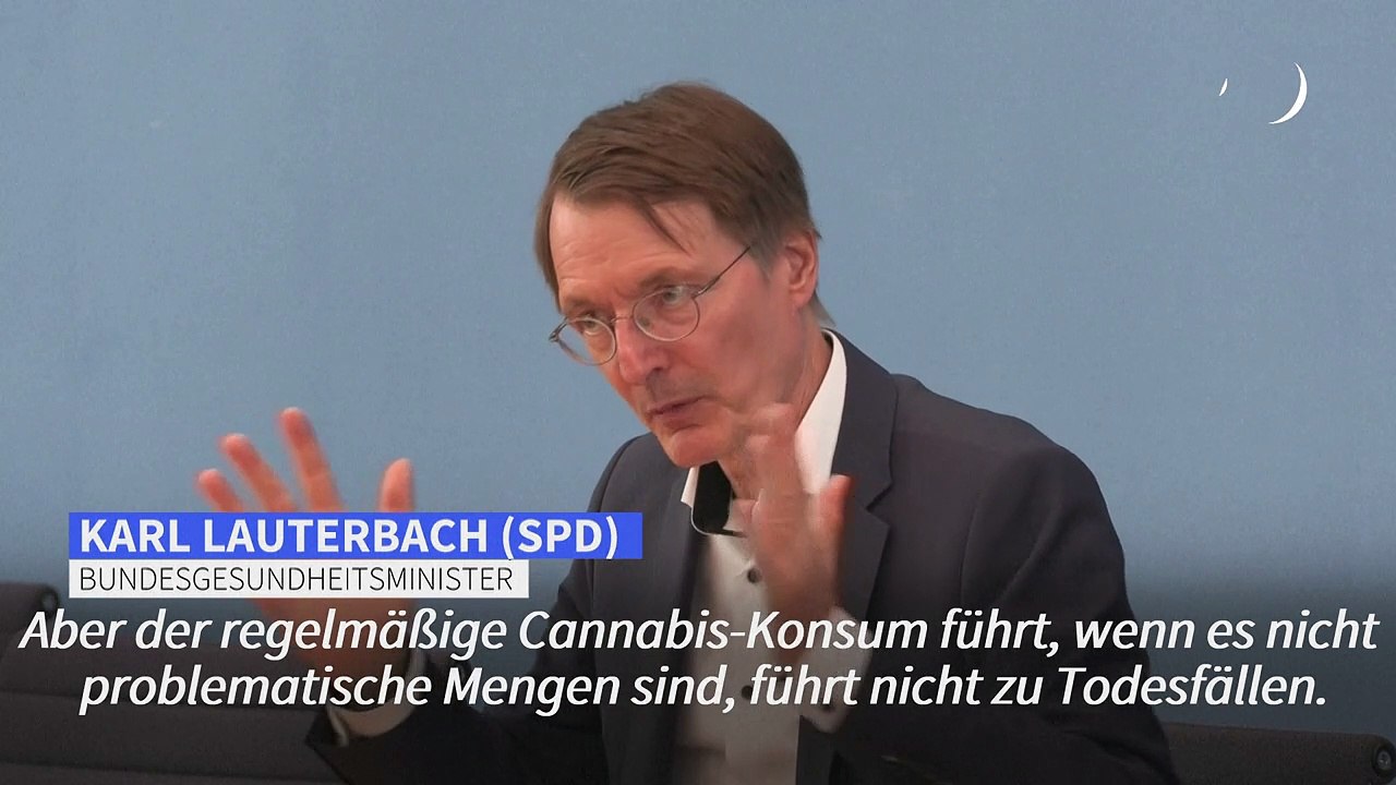 Lauterbach relativiert Gefahren bei kontrolliertem Cannabiskonsum