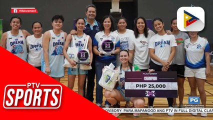Uratex Dream kampeon sa Wmovement 3x3 tournament