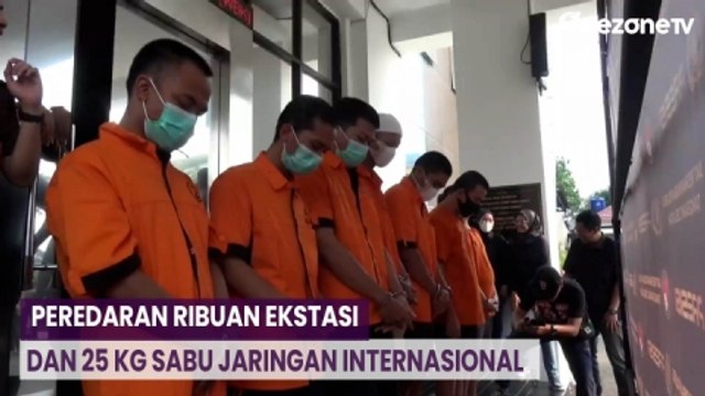Polres Tangsel Ungkap Peredaran Ribuan Ekstasi dan 25 Kg Sabu Jaringan Internasional