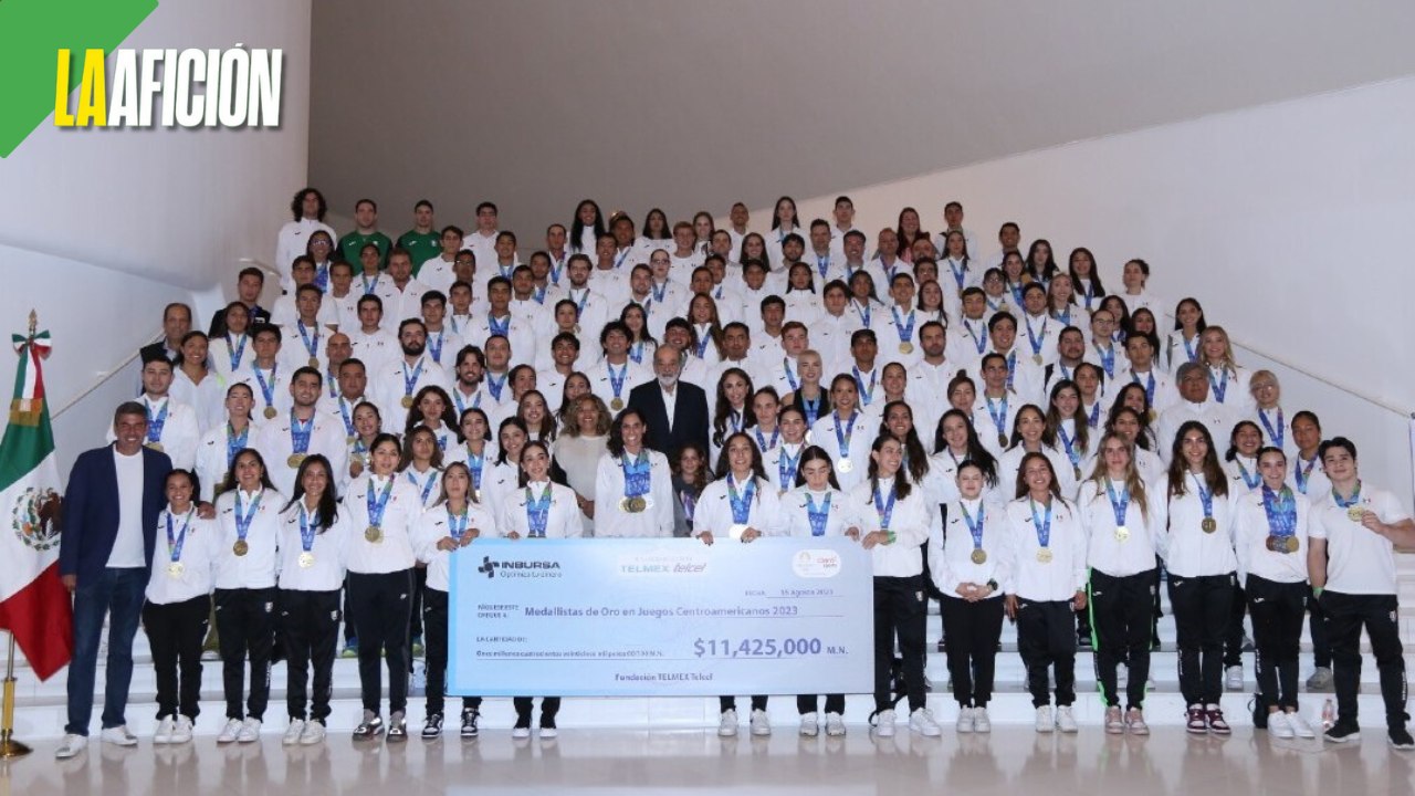 Campeones de Centroamericanos recibieron premios económicos de la Fundación Telmex