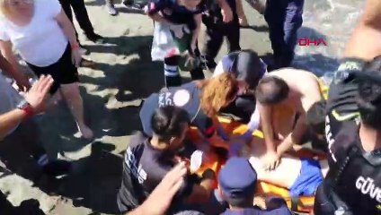 Les enfants qui sont venus à Samsun depuis Amasya en vacances risquaient de se noyer dans la mer