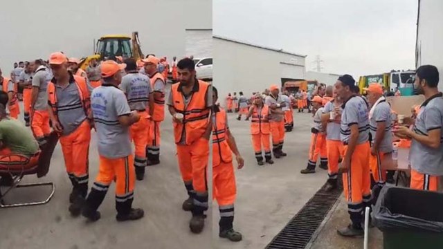 AKP’li Esenler Belediyesi’nde temizlik işçileri eylem başlattı