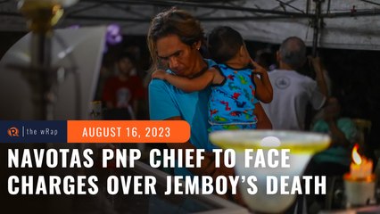 Navotas PNP chief to face charges, relief from post over Jemboy Baltazar’s death