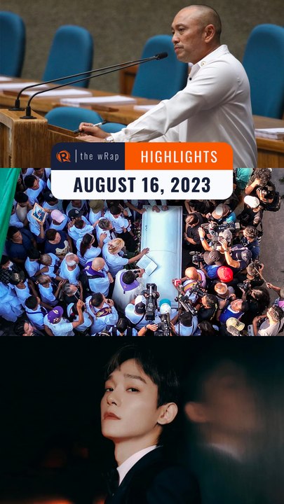 Rappler's highlights: Arnie Teves, Jemboy Baltazar, EXO's Chen | The wRap | August 16, 2023