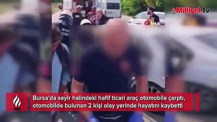 Bursa’da feci kaza! 2 kişi öldü 1 kişi yaralandı