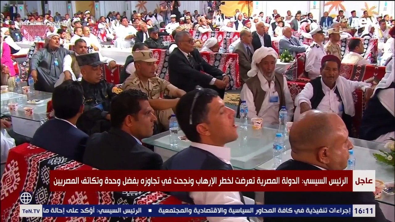 الرئيس السيسي: خلال الـ 10 سنين اللي فاتت كنا حريصين على إننا منغامرش بالناس