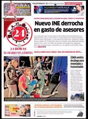 24 Horas Ganan asesores en el INE hasta 160 mil pesos al mes