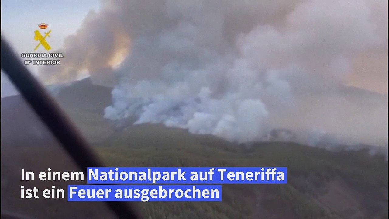 Feuer auf Teneriffa – mehrere Dörfer evakuiert