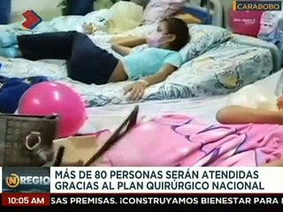 Carabobo | Plan Quirúrgico Nacional operará a más de 80 pacientes en el Hospital Dr. Miguel Malpica de Guacara