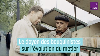"On ne lit plus comme avant..." En 1985, le doyen des bouquinistes de Paris raconte son métier