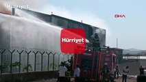 Kırıkkale'de Yeni Sanayi Sitesi'ndeki fabrikada yangın