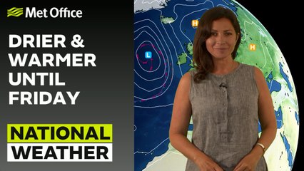 Met Office Evening Weather Forecast 16/08/23 – Warm sunshine