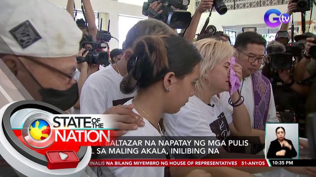 Jemboy Baltazar na napatay ng mga pulis dahil sa maling akala, inilibing na | SONA