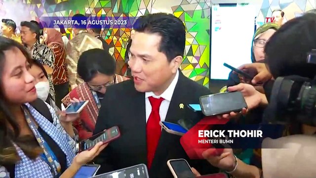 Ditanya soal Minat Cawapres, Erick Thohir Serahkan ke Koalisi
