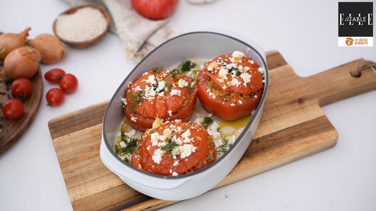 Tomates farcies à la grecque