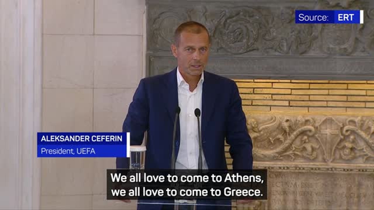 Ceferin slams 'cancer of football' violence ahead of UEFA Super Cup