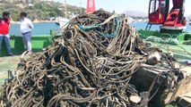 Bodrum'da Deniz Temizliği: 20 Ton Atık Çıkarıldı