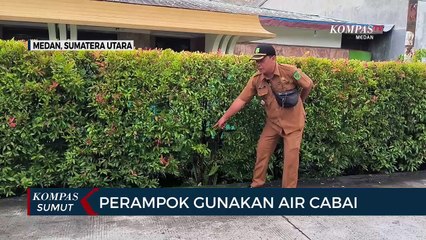 Perampok di Medan Gunakan Air Cabai Saat Beraksi