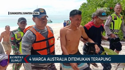 Detik-detik 4 WN Australia dan 2 WNI Ditemukan Mengapung di Laut Lepas