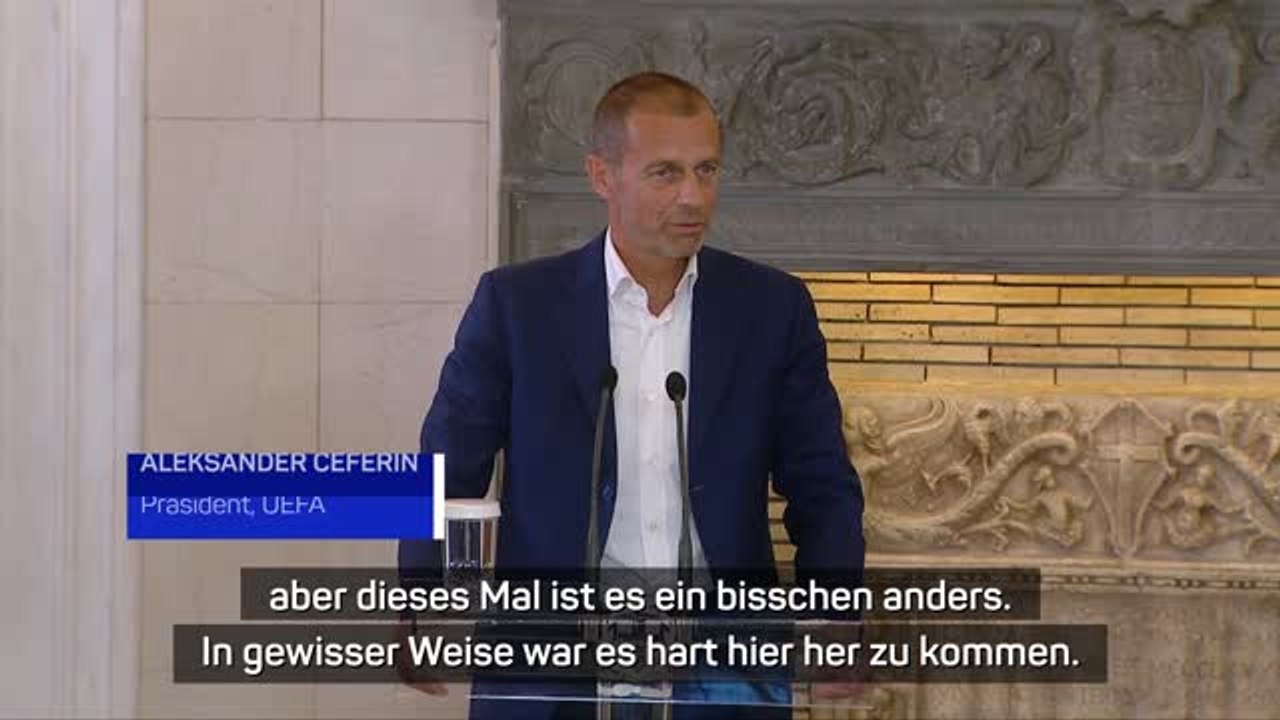 Ceferin: 'Gewalt ist das Krebsgeschwür des Fußballs'