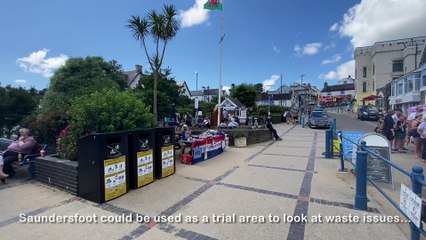 Saundersfoot set for waste trade agreements trial for holiday accommodation