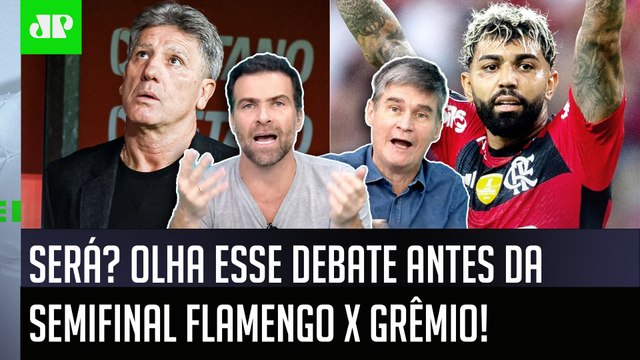 É SÉRIO, cara! Eu NÃO ACREDITO que o Flamengo... OLHA esse DEBATE antes do JOGÃO contra o Grêmio!