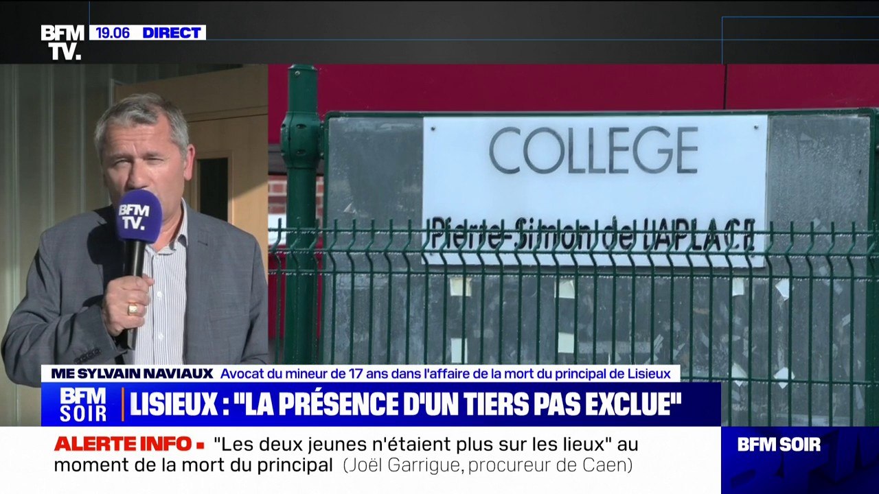 Principal retrouvé mort à Lisieux: les jeunes qui se sont introduits dans le collège disent "avoir entendu des bruits (...) avant le déclenchement de l'alarme"