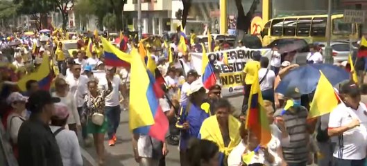 Así transcurrieron las marchas de la oposición por la crisis de violencia y los escándalos del Gobierno