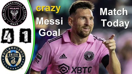 Philadelfhia union 1-4 Inter Miami Highlights Leagues Cup Semi Final 2023