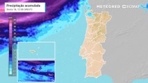 Chuva regressa ao Noroeste de Portugal entre sexta, dia 18 e sábado, dia 19