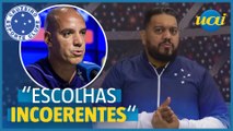 Pepa no Cruzeiro: Hugão faz críticas ao treinador