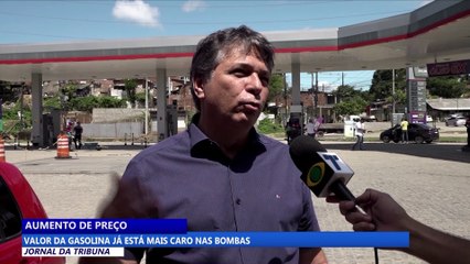 Valor da gasolina já está mais caro nas bombas