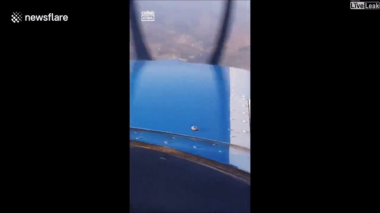 Un boulon sur l'aile d'un avion se dévisse en plein vol... inquiétant