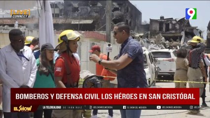 Jorlin Ortega Bombero Femenina que asiste en San Cristóbal  EL Show del Mediodía