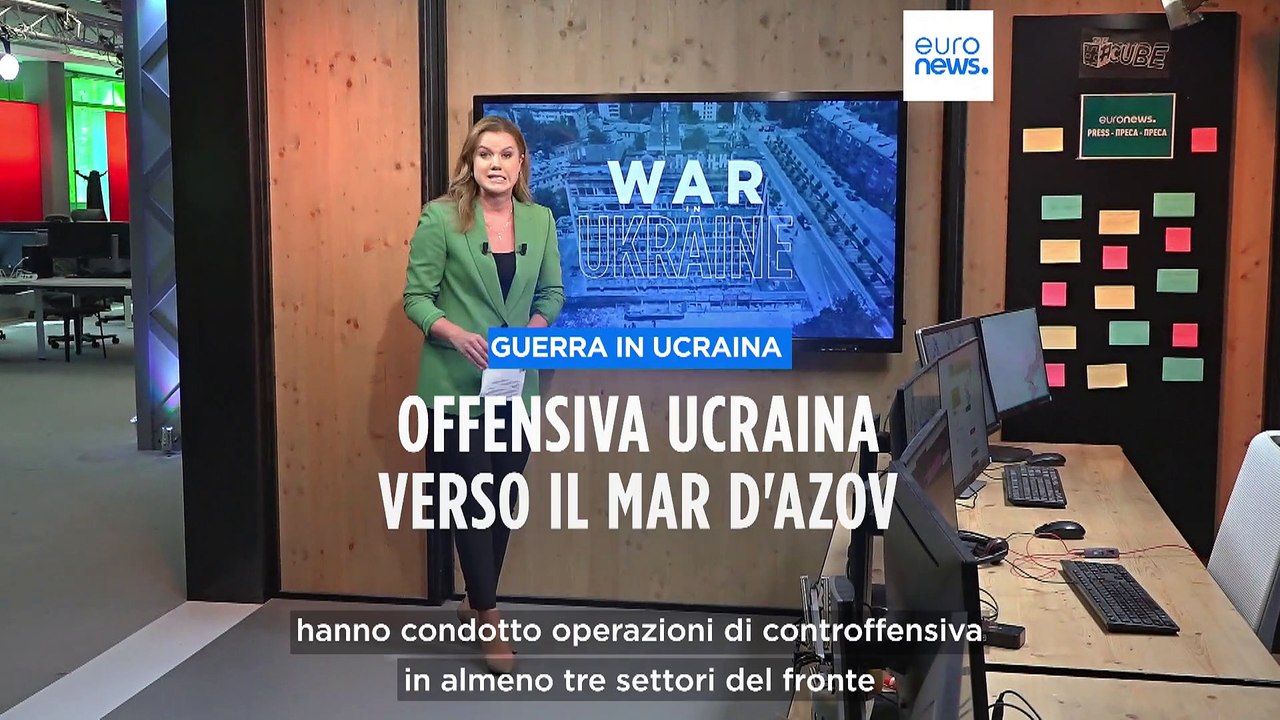 La mappa della guerra: controffensiva ucraina verso il Mar d'Azov