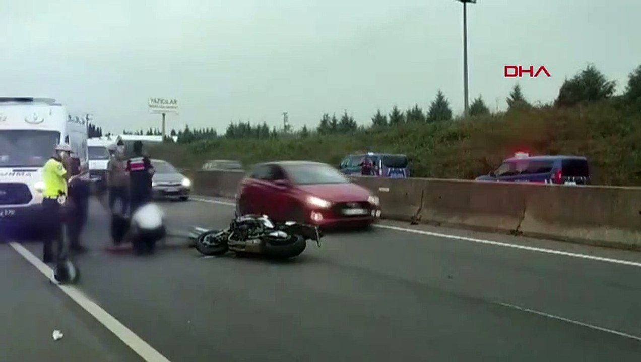 Une moto a percuté un bus de service à Yalova : 1 mort, 2 blessés