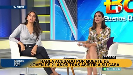 Nahomi Flores: acusado por la extraña muerte de joven de 21 años da su versión