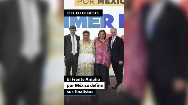 El Frente Amplio por México define sus finalistas