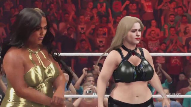 STINKFACED BY LIZZO - Lizzo & Kelly Clarkson vs Torrie Wilson & Tiffany Stratton - WWE 2K23