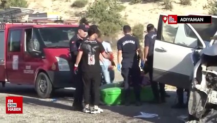 Adıyaman'da korkunç kaza 4 kişiyi hayattan kopardı