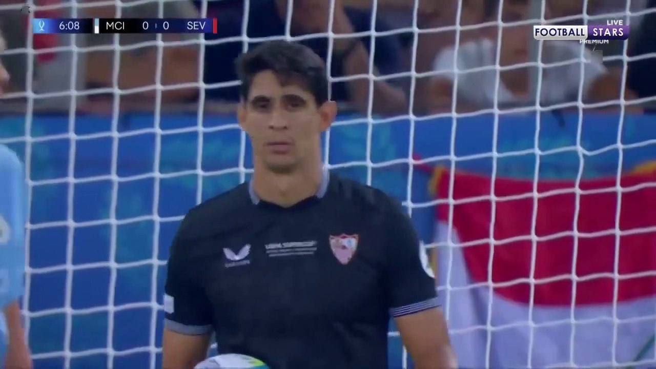 ركلات ترجيح مباراة مانشستر سيتي واشبيلية 5-4 ...