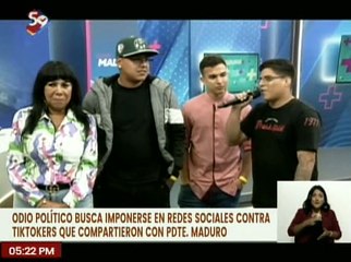 Caracas | Internautas crearon campañas de odio contra Tiktokers que compartieron con el Pdte. Maduro