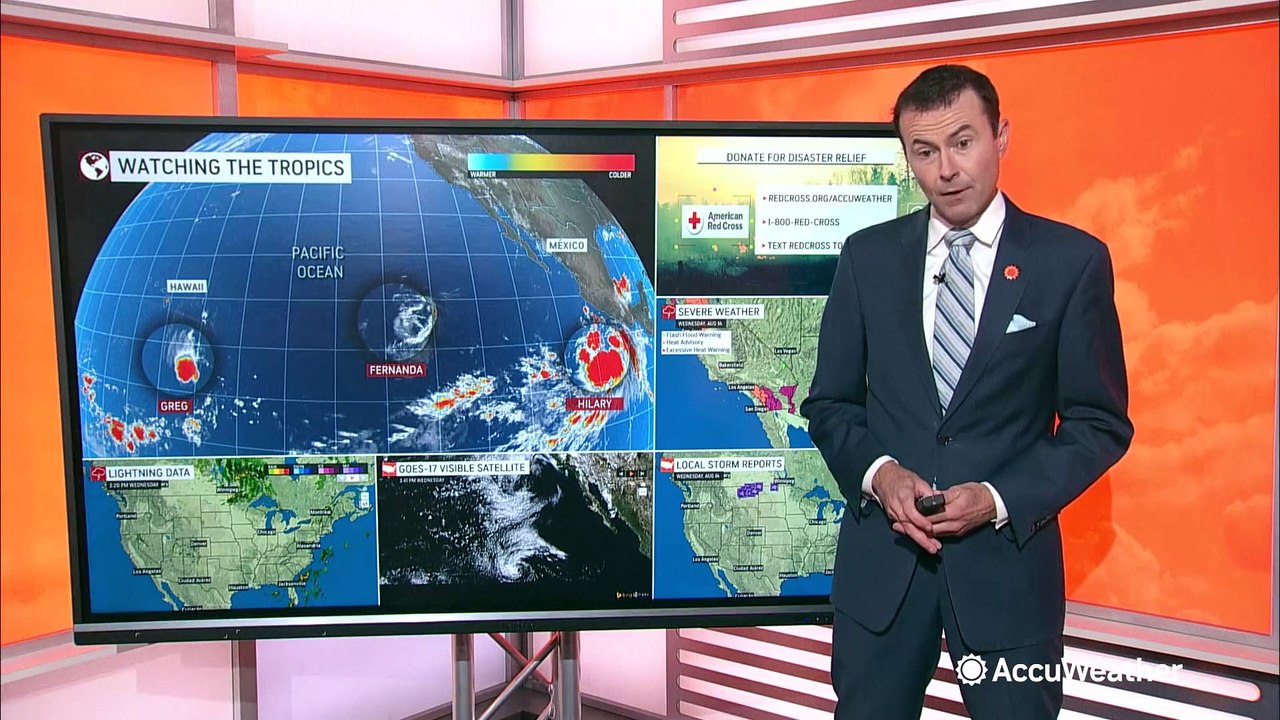 Three tropical storms in the Pacific right now, including one on its way to the Southwest