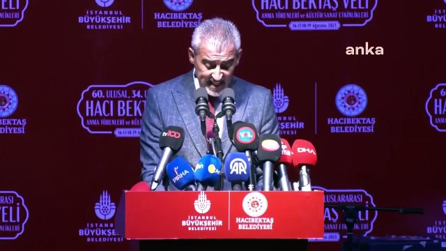 Cérémonies de commémoration de Haci Bektashi Veli et événements culturels et artistiques... Président de la Fédération Alevi Bektas Aslan： ＂Notre culte Djem est notre maison de culte Djemevi !