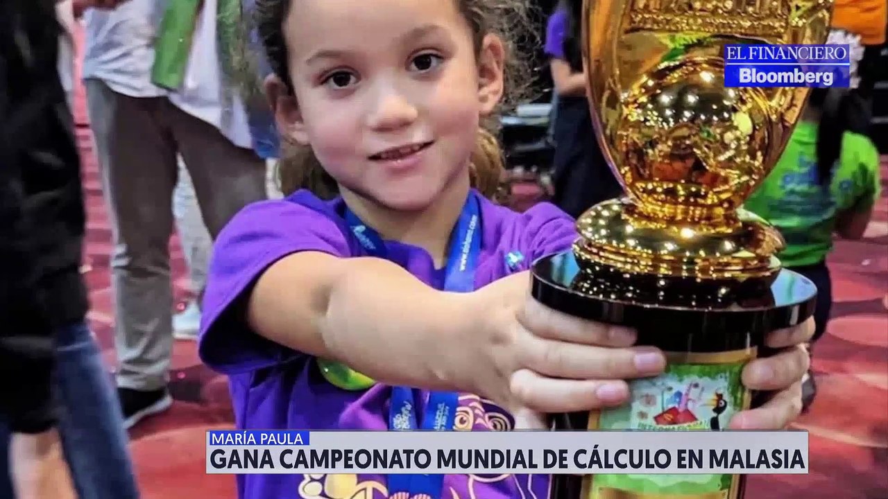 Niña mexicana gana el Campeonato Mundial de Cálculo 2023