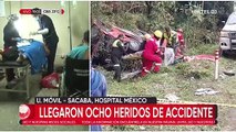 “El chofer no tenía frenos”, relata un herido en el accidente en la ruta Cochabamba-Santa Cruz