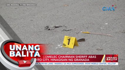 UB: Bahay ni Ret. Comelec Chairman Sheriff Abas sa Cotabato City, hinagisan ng granada