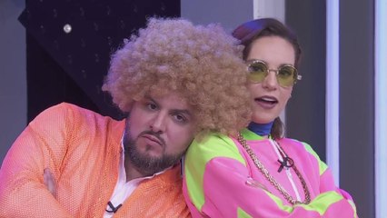 Paul Stanley y Tania Rincón rapeando para transformar lo negativo en positivo