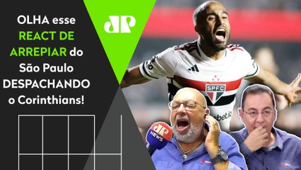 "EU TÔ EMOCIONADO! É O SÃO PAULO!" OLHA as REAÇÕES de Nilson Cesar e Flavio Prado contra Corinthians