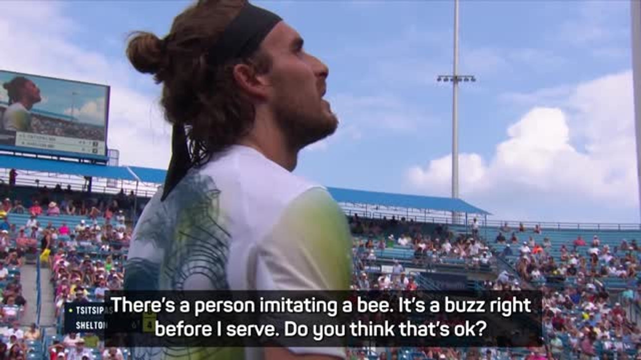 You cannot bee serious - Tsitsipas says fans we...